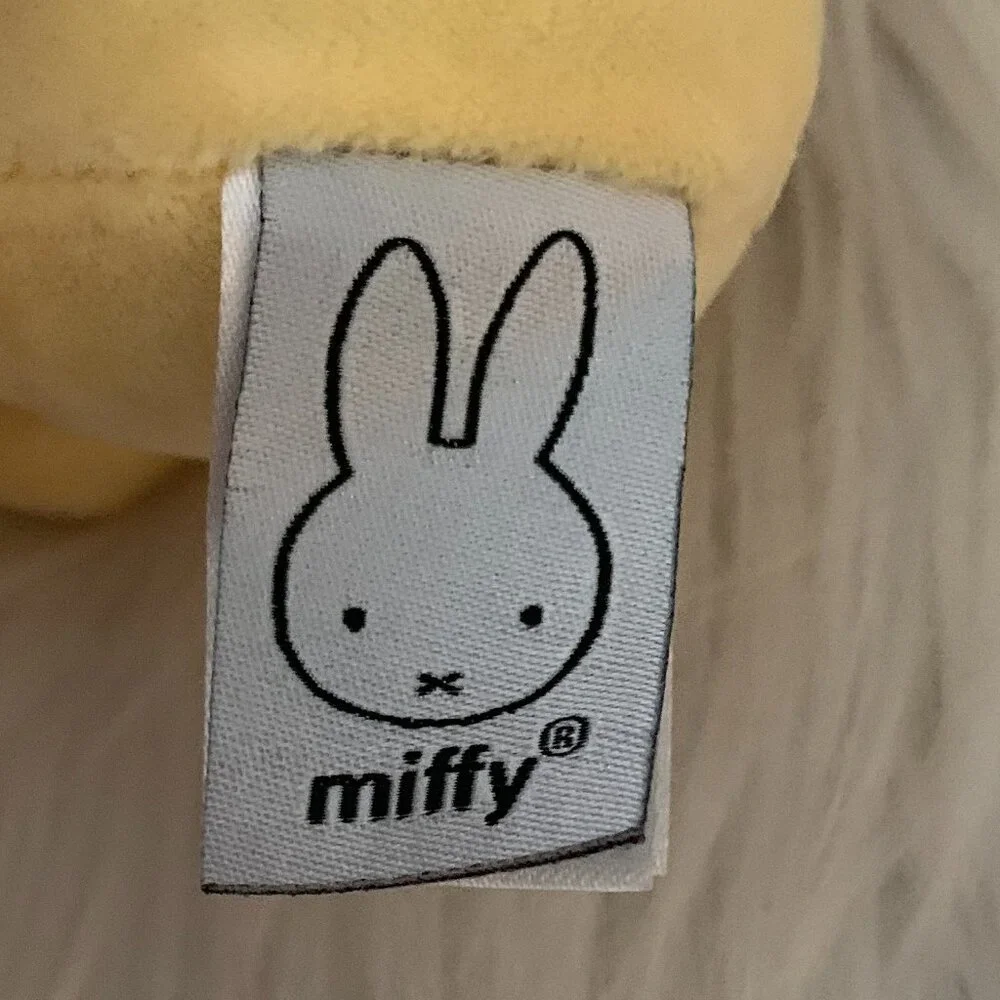 MIFFY Mini Stuffed Plush in Pale Yellow 6" - Picture 3 of 3